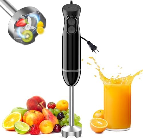 Bonsenkitchen Immersion Hand Blender, Smoothie, Puree, Baby Food