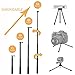 Telescopic Selfie Stick Long with Tripod, Adjustable Hand Grip Compatible with AKASO EK7000 Brave 4, Gopro Hero 13 12 11 10, Insta360 X5 X4 X3, DJI OSMO GoPro ODDV Action Camera & Other Action Cameras