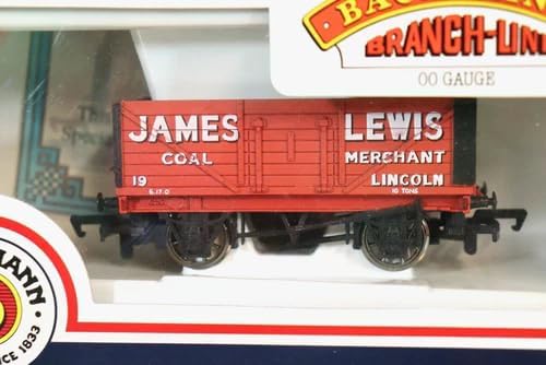 BACHMANN 33100W JAMES LEWIS LINCOLN 7 PLANK OPEN WAGON 19 LIMITED