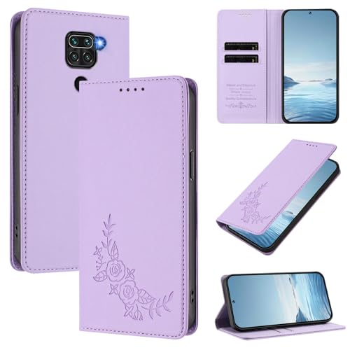 �X�}�z�P�[�X �Ή��@�� for Redmi 10X 4G,�Ή��@�� for Redmi Note 9 4G �yRFID�u���b�N�z�y�J�[�h�z���_�[�t�����z �}�O�l�b�g�J�� �X�^���h�@�\�t���z�X�}�z�P�[�X Purple