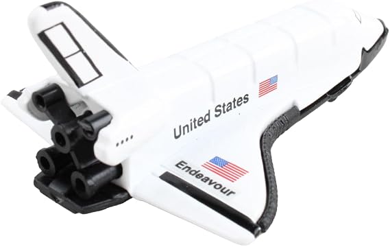 Space Adventure 4-Piece Astronaut and Spacecraft Die-cast Metal Space Shuttle Fun Toys and Collectibles Perfect for Ages 3+