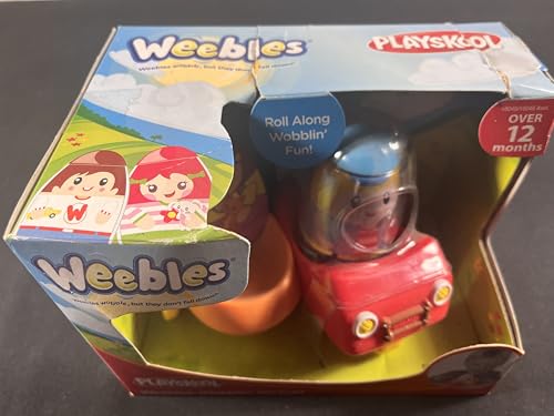 Playskool Weebles Wobblin Go-Cart Red with Boy Driver