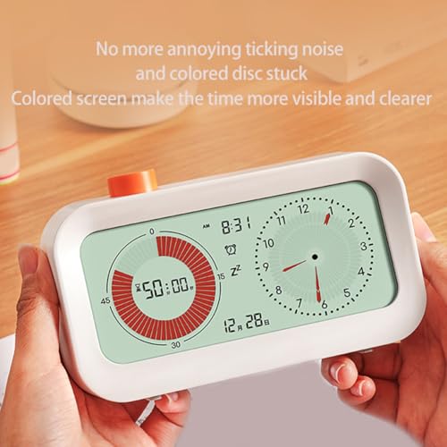Horloge visuelle numérique avec compte à rebours et rappel sonore programmable - 7