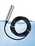 Yosoo Health Gear TL231 DC24V 4-20mA Liquid Level Sensor, Floatless, 0-5m Range, 6m Cable, Water Storage, Waste Treatment, Fishing