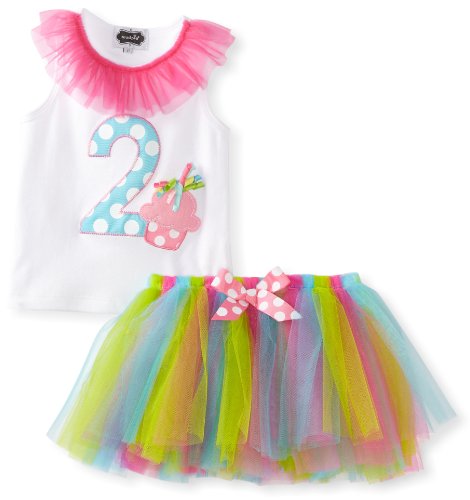 Mud Pie Little Girls' I'm 2 Tutu Set