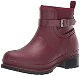 Dekorativer Schnallen-Akzent Muck Boot Liberty Damen Gummistiefel, Braun (Cordovan), 37.5 EU