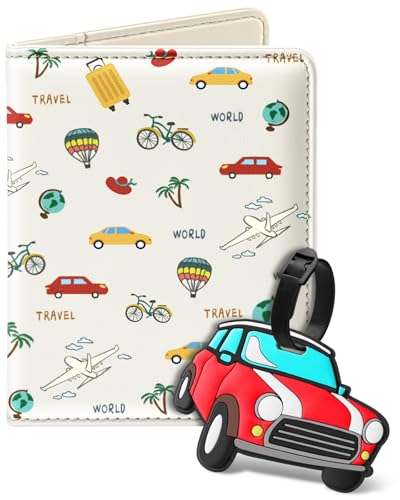 Kids Cute Passport Holder Set