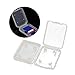 Plastic Memory Card Storage Case Compatible with SD MMC/SDHC PRO Duo White (20 PCS)