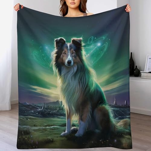 Couverture pour canapé ou lit lavable protégeant des poils de chien