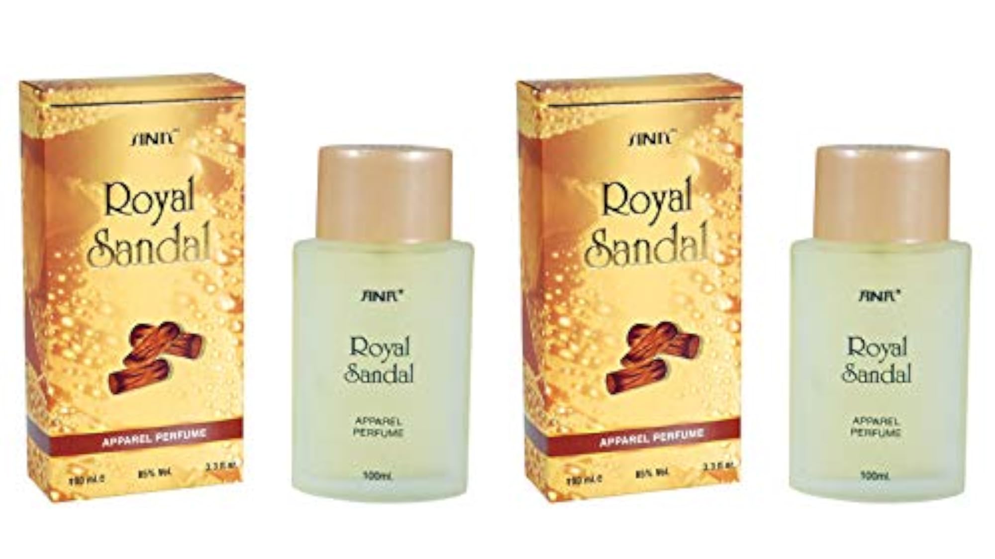 Royal Sandal Perfume Spray 100ml, Pack Of 2