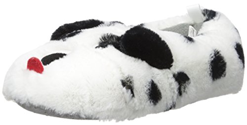 carter's Boys' Character Slipper, White/Black, 7/8 M US Toddler