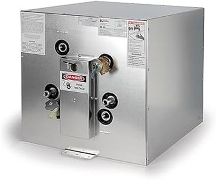 Camco 11861 11 Gal Wh, 240v l1&l2 Wiring Front Heat Exch,fr/back Mount