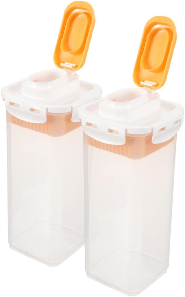 BESTYASH 2pcs Laundry Pod Organizer Plastic Sealed Storage Box