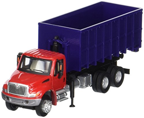 Walthers SceneMaster International, Red and Purple 4300 Dumpster Truck