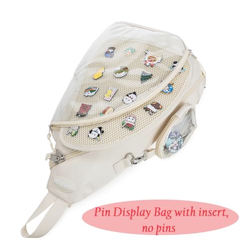 Mens Womens Oxford Ita Bag Pin Display Chest Pack Single Shoulder Bag Sport Backpack Packs Hiking Daypack