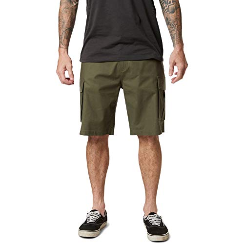 Fox Racing Bermuda cargo masculina padrão Slambozo 2.0, verde-oliva, 32