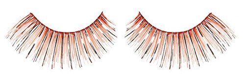 Zinkcolor Silver Foil Red False Eyelashes C009 Dance Halloween Costume