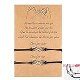 Regalos significativos: gran regalo con buenos deseos para alguien: como brazalete de amistad, brazalete de pareja o como regalo para agradecer a alguien, excelente opción para graduación, cumpleaños, Navidad, aniversario, día de San Valentín, regalo de mudanza, estudio en el extranjero, regalo de expatriado. , Día de Acción de Gracias, Regalos de despedida o sorpresas románticas.
