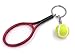 Produktbild H-Customs Tennis Tennisschläger mit Ball Anhänger Schlüsselanhänger Handtaschenanhänger