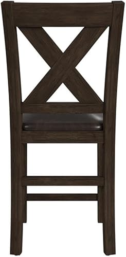 Miniatura 10 de Hillsdale Furniture Spencer - Taburetes de comedor, juego de 2, color espresso oscuro (cepillo de alambre)