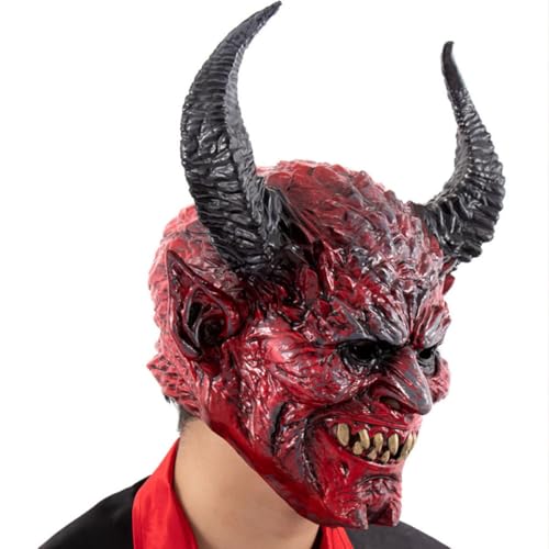 Masque de démon confortable pour éviter d'étouffer à Halloween