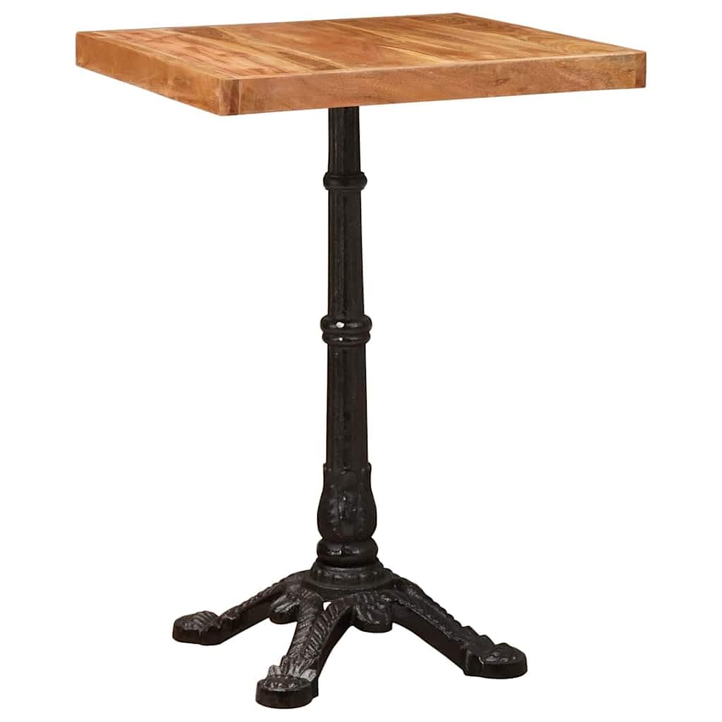 Tavolo da bistrò, 50 x 50 x 76 cm, in legno di acacia massiccio, marrone