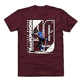 500 LEVEL Nathan MacKinnon Shirt (Cotton, X-Large, Maroon) - Colorado Men's Apparel - Nathan MacKinnon Stretch WHT