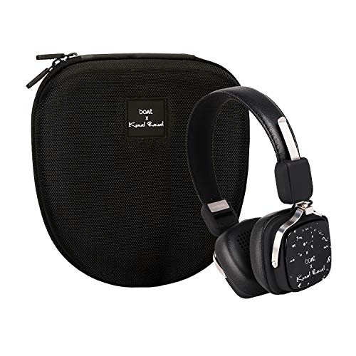 Image of boAt Rockerz 600 Wireless Bluetooth Headphones with HD Sound, Integrated Controls, in-Built Mic, X Kunal Rawal Edition (Victoria Black)