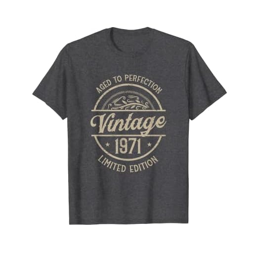 Hombre Vintage 1971 Bday Gift Edición Limitada 50 cumpleaños Camiseta