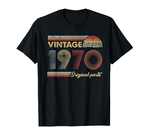 Retro Original Parts 50th Vintage 1970 Birthday T-Shirt
