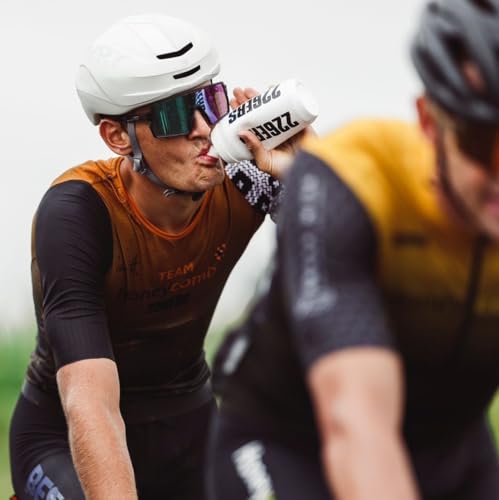 226ERS - Bidón Ciclismo, de Polipropileno y sin BPA, Ligero, con Tirador de Boquilla y Abertura Grande, Fácil de Limpiar, Testado, Color Blanco, 1 x 750 ml - imagen 3