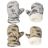 Fleece Lined Mittens for Baby Boys Girls,Baby Toddler Little Kids Winter Warm Gloves...