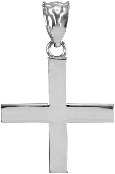 Claddagh Gold Fine 925 Sterling Silver Greek Cross Charm Pendant