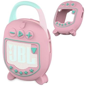 Capa de silicone para alto-falante Bluetooth ultra portátil JBL Clip 5, acessórios de proteção para alto-falante Bluetooth JBL Clip 5 Pro Sound Stand Up (apenas capa) (rosa)