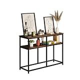 Mubson Credenza Recibidor para Sala o Recámara con Triple Repisa | 105x76 cm |. Estante Organizador Trento. Recibidor Moderno. Mesa Decorativa para...