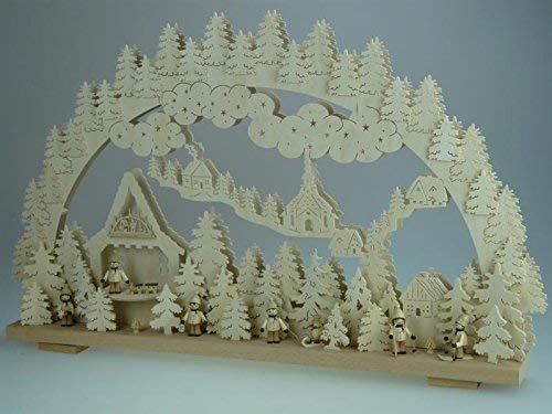 Arche lumineuse village d'hiver pour illuminer vos soirées au coin du feu