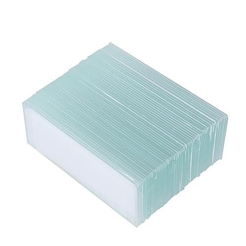 Mipcase 100個 実験用スライドガラス 顕微鏡用スライド 顕微鏡のスライドとカバー 子供用顕微鏡 顕微鏡アクセサリ 子供用の顕微鏡 生物科学教育ツール カバーガラス 等級試験片