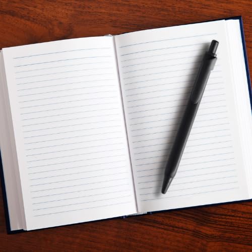 Image of 2 in 1 Personalized Office Gift Set of Pen and Notebook Diary with Your Name Engraved, A gift for all Corporate and Personal Occasions (Black)