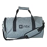 NTK, Bolsa para Academia Gym Bag em Poliéster 300D, Cinza