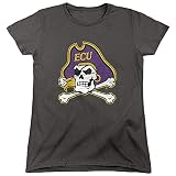 East Carolina University ECU Official Distressed Primary, Charcoal, L