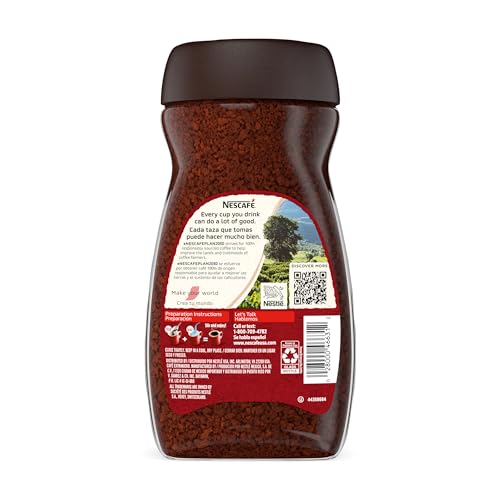 Nescaf&radic;&Acirc; Cl&radic;&Aring;sico Instant Coffee, Dark Roast Coffee, 1 Jar (7 Oz)