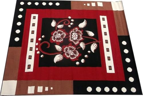 Image of Soft Modern Washable Beautiful Acrylic Rugs for Home Decor Living Room 8x11 feet (240 x 330 CM) Red