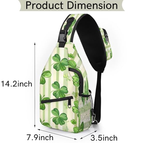 Bolso cruzado impermeable para día de San Patricio miniatura 2