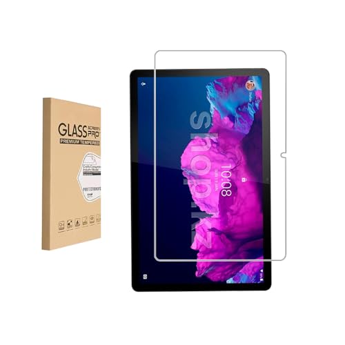 Shunwige Protector de pantalla de vidrio templado diseñado para Lenovo LEN P11/J606F/Realme Pad X/P11 Plus/K11, película templada de alta definición, dureza 9H, anti-arañazos, sensible al tacto.