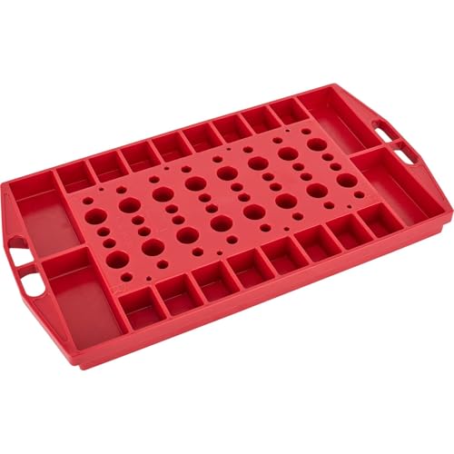 Lightweight Plastic Valvetrain Organizer Tray, Ideal for Keeping Valve Train Components Organized During Assembly/Disassembly, Perfect for Rocker Arms, Push Rods, Valve Springs Storage