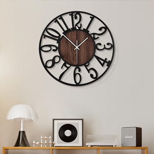 1st owned Wall Clock for Living Room -13" Silent Non