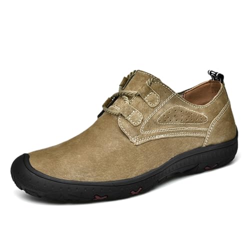 Men's Fashion Outdoor Leather Shoes, Comfortable Trekking Footwear - Perfect for Outdoor Adventures, Nature Walks & Daily Wear