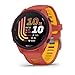 Garmin Forerunner® 170 Music, GPS Running Smartwatch, Advanced Training Metrics and Recovery Insights Plus Music Storage, Red Pink with Red Pink/Mango Band