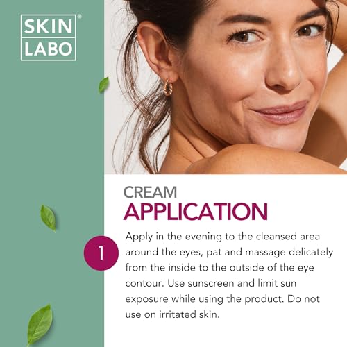 SkinLabo Retinol Eye Cream - Reduces Irritation, Minimises the Appearance of Fine Lines of the Eye Contour, with Microencapsulated Retinol, Hyaluronic Acid - 15 ml - Image 5