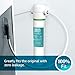 AQUA CREST FQK1K Under Sink Water Filter, Replacement for GE FQK1K, FQK2J, GXK185K and GX1S50R, NSF/ANSI 42 372 Certified, Reduces Chlorine, Taste&Odor, 1350 Gallons (Pack of 1)